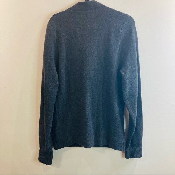 ABERCROMBIE & FITCH Sz XXL  Grandpa Core Dark Academia Emblem Pockets Cardigan - Picture 11 of 14